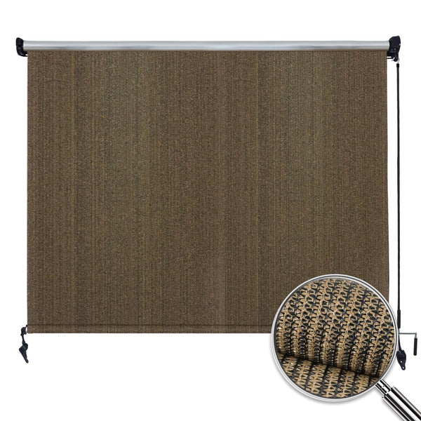 8'x 6' Privacy Roller Shade Window Blinds(Wand)
