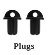 Shade&Beyond Universal Replacement Part for Outdoor/Indoor Roller Blinds and Shades (Black, Clutch Plug)