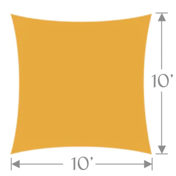 Voile d'ombrage carrée 10'x10'