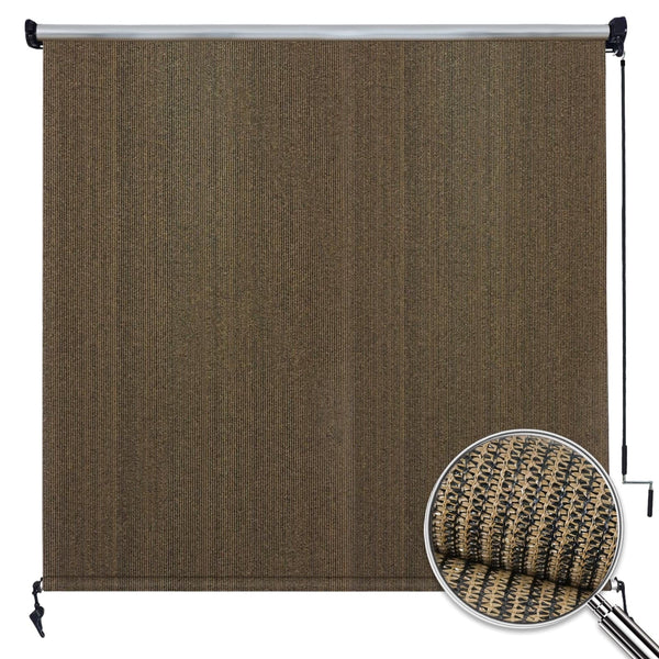 8'x 8' Privacy Roller Shade Window Blinds(Wand)
