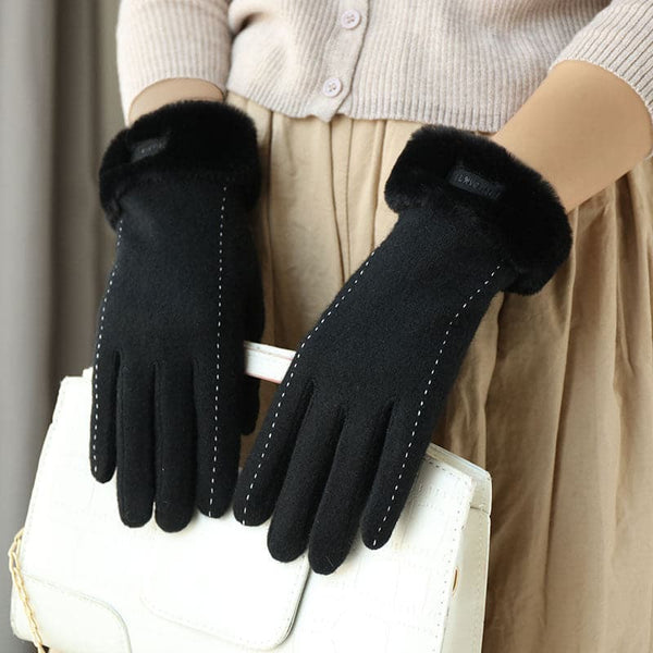 OXYVAN Winterwarme Touchscreen-SMS-Handschuhe für Damen 
