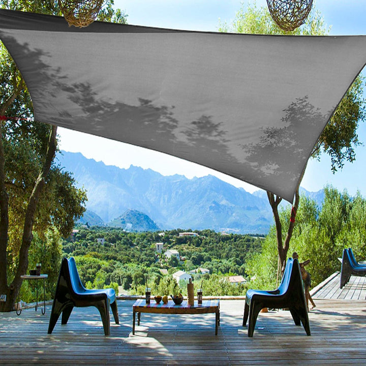 sonnensegel 8 x 10 meter 8'x10' rechteckiges Sonnensegel – shadeandbeyond